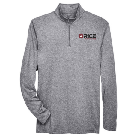 Men's Heathered 1/4 Zip Pullover
