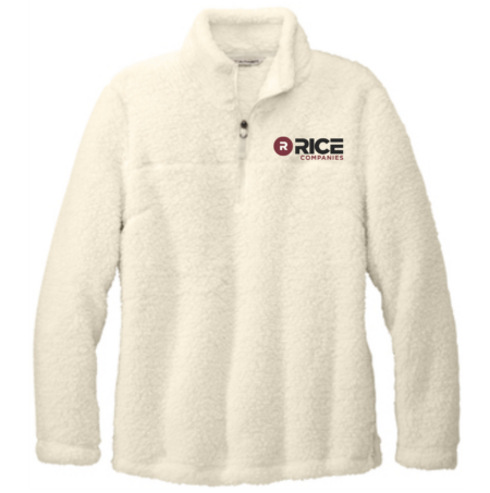 Ladies Cozy 1/4-Zip Fleece Pullover