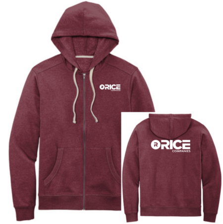 District Re-Fleece Full-Zip Hoodie Sweatshirt - CREW