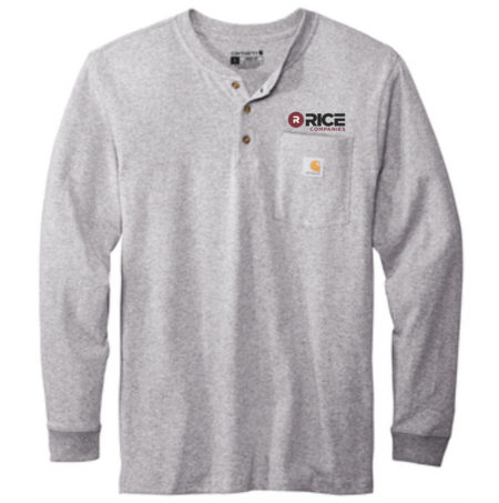 Men's Carhartt Long Sleeve Henley T-Shirt