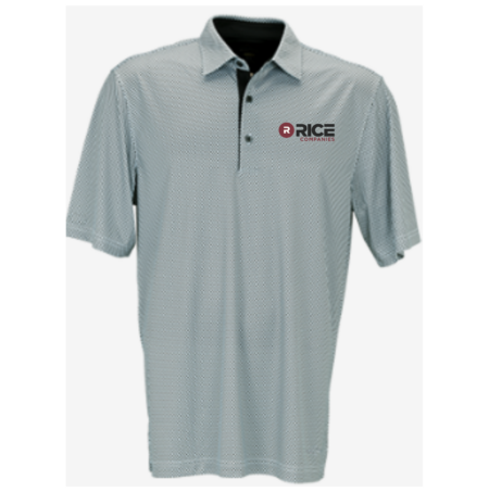 Men's Greg Norman Play Dry ML75 Foulard Print Polo