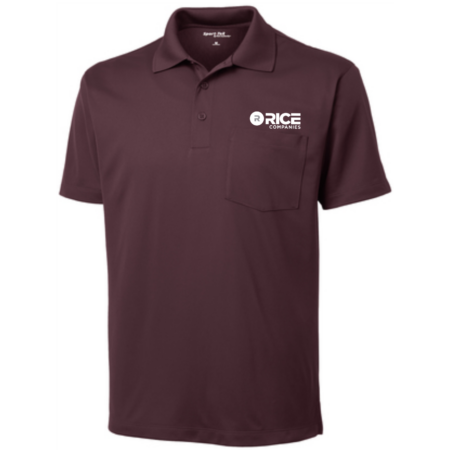 Men's Sport-Tek Micropique Sport-Wick Pocket Polo